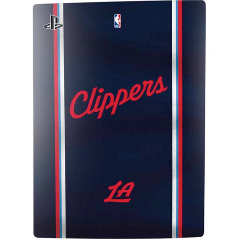 NBA Los Angeles Clippers Distressed Red PS5 Digital Edition Console Skin